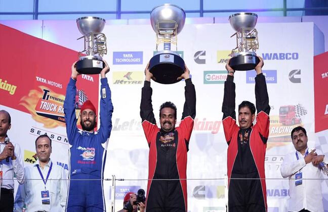 Andhra based Nagarjuna is winner once again, at the T1 PRIMA Truck ...